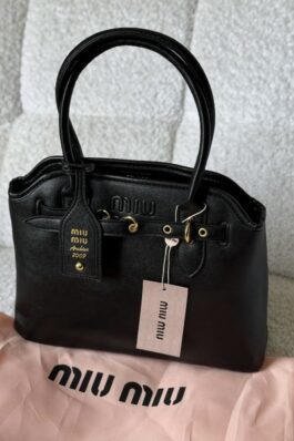 شنطة Miu Miu Aventure nappa leather bag