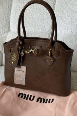 شنطة Miu Miu Aventure nappa leather bag