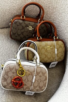 شنطة coach ميني مع أيد طويلة