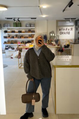 شنتة ميو ميو يد طويلة،لون بني