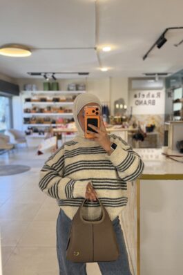 شنتة كوتش لانا،لون كاكي مع ستراي طويل