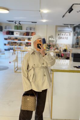 شنتة كوتش مطاول لون كاكي