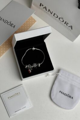 اسوارة Pandora شامل علبة الشركة وكيس/
Cherry Dangle Charm (تعليقة الكرز)
