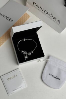 اسوارة Pandora شامل علبة الشركة وكيس/Fox Charm