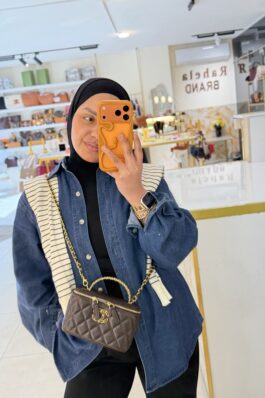 شنطة شانيل لون بني